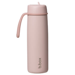 b.box Nerezová termolahev s brčkem 690 ml – Blush Crush