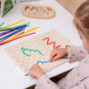 TickiT SiliShapes Sensory Activity Maze motorická tabulka