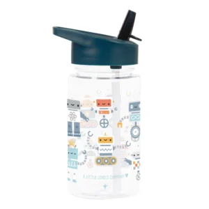 A Little Lovely Company – dětská láhev na pití Roboti 450 ml