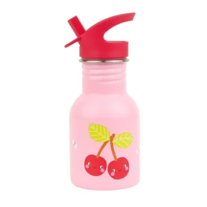 A Little Lovely Company – nerezová dětská láhev na pití Veselé třešničky 350 ml