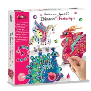 Créa Lign – 3D zvířátka s diamantovou mozaikou Fantazie