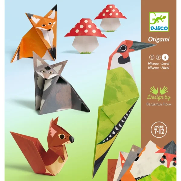 DJ08704 djeco origami kouzelny les 3