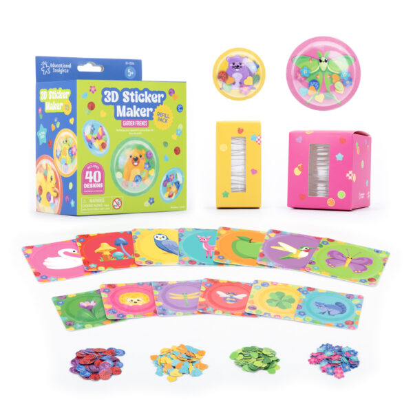 e1526 AC 3DStickerMakerRefillPack GardenFriends Hero WEB