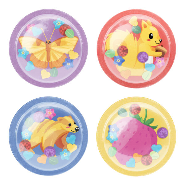 e1526 AC 3DStickerMakerRefillPack GardenFriends StickersLarge WEB