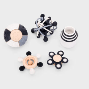 TickiT SiliSoft® – senzorická sada Curiosity Set (Black & White)