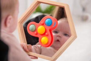 TickiT SiliSoft Jumbo Spinner Rainbow