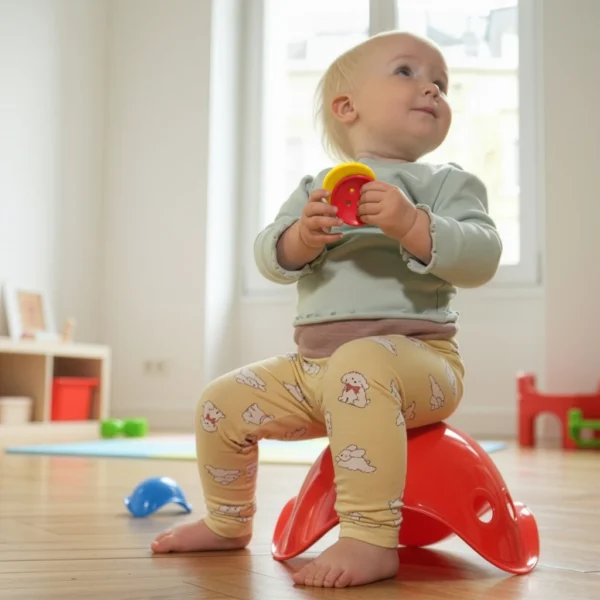 MOLUK Bilibo Midi červená pohybová hračka