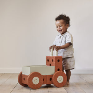 Baby Walker Burnt Orange/Dusty Green