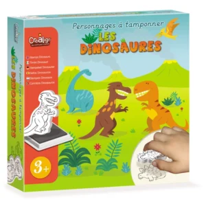 Créa Lign – Pěnová razítka Dinosauři (10 ks)