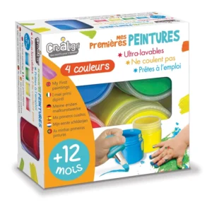 Créa Lign – Moje první prstové barvy (4 × 80 ml)