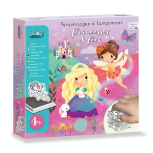 Créa Lign – Pěnová razítka Princezny a víly (10 ks)