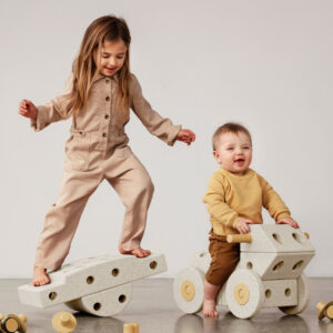Stavebnice MODU - Dreamer Set Sand Grey / Honey Yellow