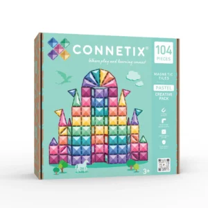 CONNETIX – Pastel Creative Pack, magnetická stavebnice 104 ks