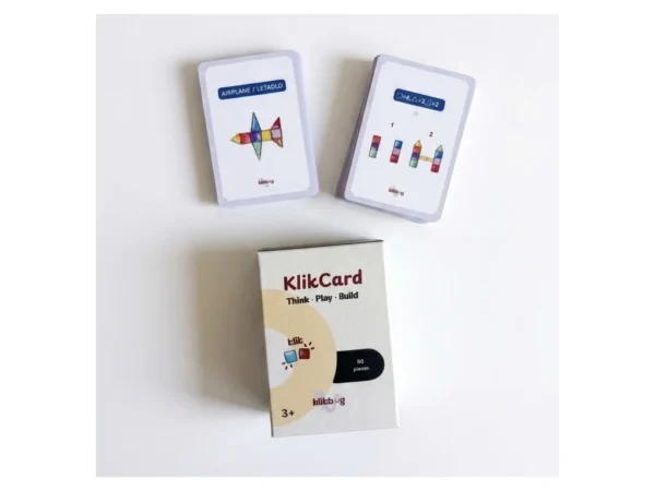 KlikCard 80 předloh pro magnetické stavebnice