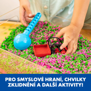 Learning Resources Pluffle růžový a zelený senzorický materiál