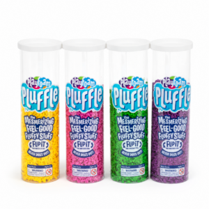 Learning Resources – Pluffle® senzorický materiál, 4 barvy