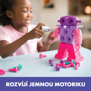 Educational Insights Design & Drill Sparklebot šroubovací robot
