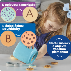 Learning Resources Alphabet Cookie Jar s písmenkovými sušenkami