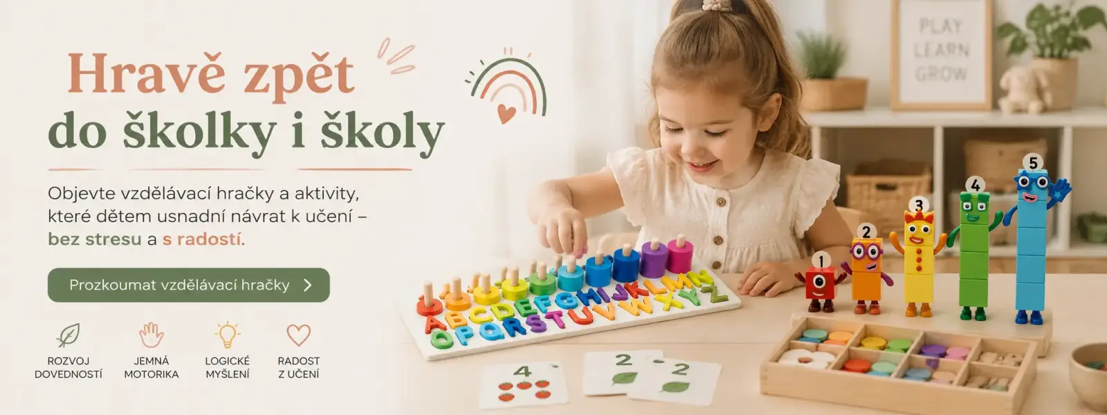Vzdělávací hračky Emm's play